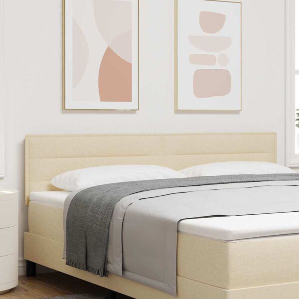 vidaXL Fejt&aacute;mla Kr&eacute;m 180 cm sz&ouml;vet