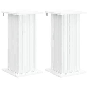vidaXL N&ouml;v&eacute;ny&aacute;llv&aacute;ny 2 db Feh&eacute;r 30,5 x 30 x 60,5 cm Szerelt Fa