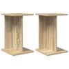 vidaXL N&ouml;v&eacute;ny&aacute;llv&aacute;ny 2 db Sonoma T&ouml;lgy 25 x 25,5 x 40,5 cm Szerelt Fa