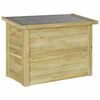 vidaXL T&aacute;rol&oacute; Doboz Impregn&aacute;lt fenyőfa 80 x 44,5 x 57,5 cm Term&eacute;szetes