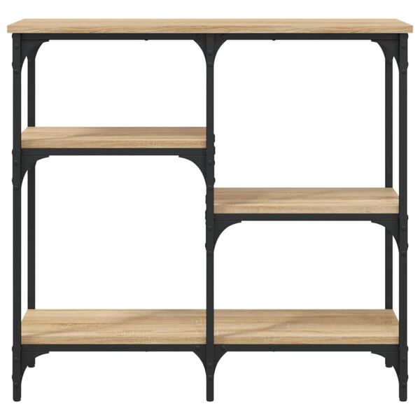 vidaXL sonoma tölgyfa konzolasztal 80 x 29 x 75 cm