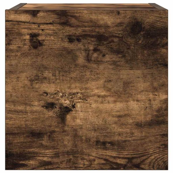 vidaXL 4 db füstös tölgy színű fali TV-szekrény 30,5 x 30 x 30 cm