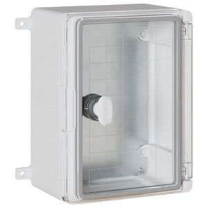 vidaXL Vez&eacute;rlőszekr&eacute;ny Sz&uuml;rke 25 x 13 x 24 cm ABS Műanyag