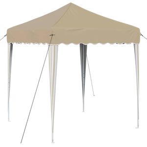 vidaXL Parti s&aacute;tor 195 x 195 x 245 cm Kr&eacute;msz&iacute;nű Oxford Sz&ouml;vet