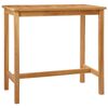 vidaXL B&aacute;rasztal Term&eacute;szetes 110 x 60 x 105 cm Szil&aacute;rd Teak