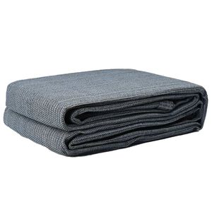 vidaXL S&aacute;tor szőnyeg K&eacute;k &eacute;s Sz&uuml;rke 200 x 200 cm Polietil&eacute;n
