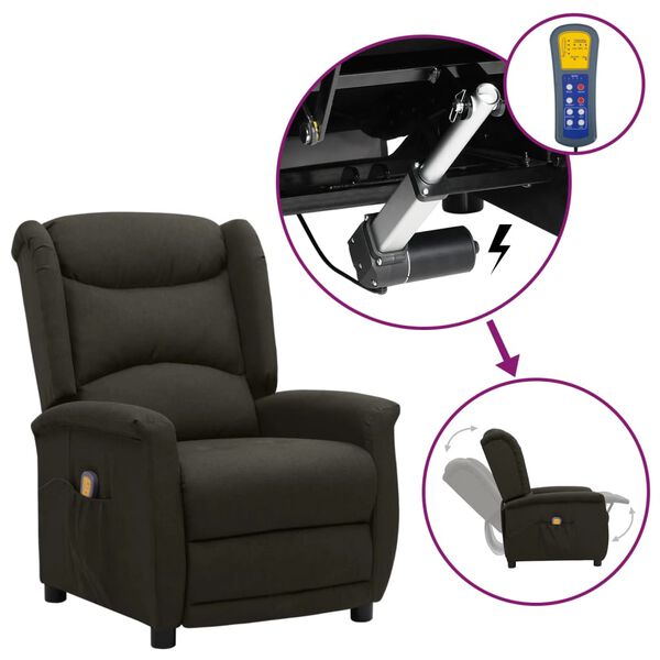 vidaXL t&oacute;psz&iacute;nű sz&ouml;vet fel&aacute;ll&aacute;st seg&iacute;tő massz&aacute;zsfotel