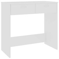 vidaXL fehér forgácslap íróasztal 80 x 40 x 75 cm