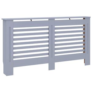 vidaXL antracitsz&uuml;rke MDF radi&aacute;torburkolat 152 x 19 x 81,5 cm