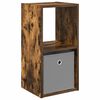 vidaXL &Eacute;jjeli asztal F&uuml;st&ouml;lt t&ouml;lgy 30,5 x 27 x 59,5 cm Szerelt Fa