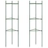 vidaXL 2 db ac&eacute;l &eacute;s PP paradicsom ketrec 116 cm