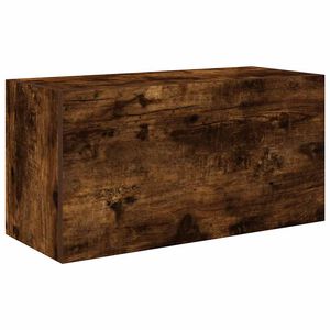 vidaXL f&uuml;st&ouml;s t&ouml;lgysz&iacute;nű szerelt fa fali f&uuml;rdőszobaszekr&eacute;ny 60x25x30cm