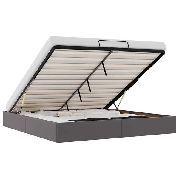 vidaXL Ottom&aacute;n &aacute;gykeret matrac n&eacute;lk&uuml;l sz&uuml;rke 160x200 cm műbőr