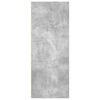 vidaXL 2-szintes betonszürke forgácslap könyvszekrény 40x30x76,5 cm