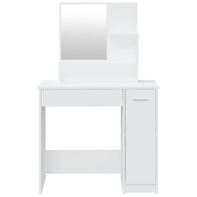 vidaXL fehér fésülködőasztal-szett 86,5 x 35 x 136 cm