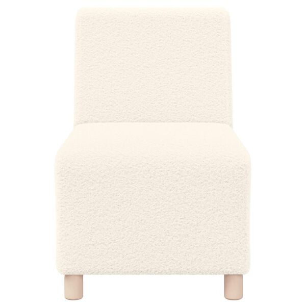 vidaXL modul&aacute;ris kanap&eacute;egys&eacute;g karfa n&eacute;lk&uuml;l, kr&eacute;msz&iacute;nű, g&ouml;nd&ouml;r, gyapj&uacute;szerű sz&ouml;vetből, 55 cm