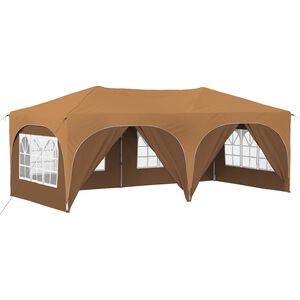 vidaXL Parti s&aacute;tor 575 x 288 x 245 cm B&eacute;zs Oxford Sz&ouml;vet