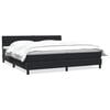 vidaXL fekete b&aacute;rsony rug&oacute;s &aacute;gy matraccal 180x210 cm