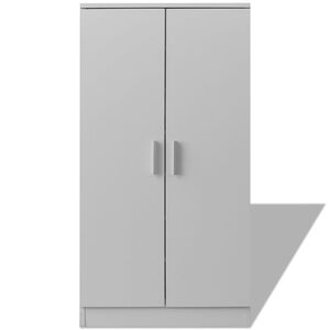 vidaXL feh&eacute;r cipőszekr&eacute;ny 7 polccal