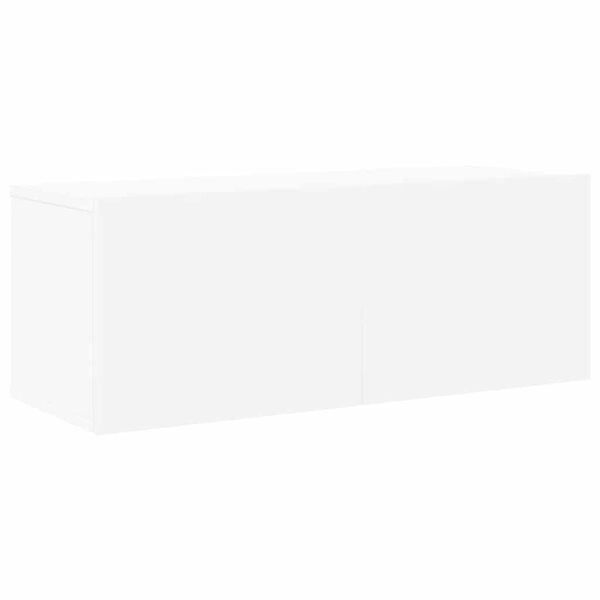 vidaXL 8 r&eacute;szes feh&eacute;r szerelt fa TV-szekr&eacute;nyszett