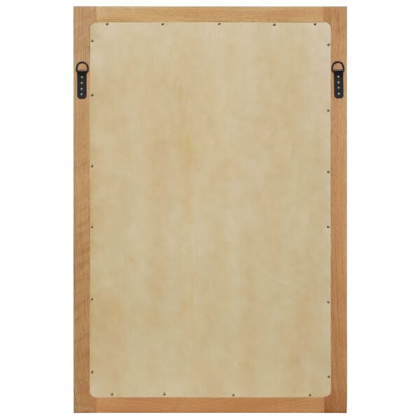 vidaXL tömör tölgyfa tükör 60 x 90 cm