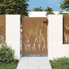 vidaXL fűmint&aacute;s corten ac&eacute;l kerti kapu 85 x 125 cm