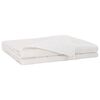 vidaXL S&uacute;lyozott takar&oacute; Feh&eacute;r 220 x 235 cm 15 kg 100% Pamut 205T