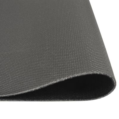 vidaXL mosható fekete bársony feliratos konyhaszőnyeg 45x150 cm