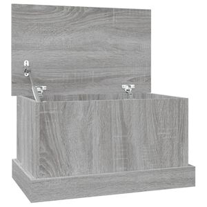vidaXL sz&uuml;rke sonoma szerelt fa t&aacute;rol&oacute;l&aacute;da 50x30x28 cm