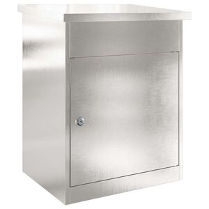 vidaXL Csomagz&aacute;r&oacute; doboz Ez&uuml;st 47,5 x 38 x 59 cm Rozsdamentes ac&eacute;l