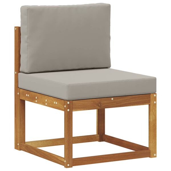 vidaXL K&uuml;lt&eacute;ri kanap&eacute; szett 4 pcs Term&eacute;szetes &eacute;s Vil&aacute;gossz&uuml;rke