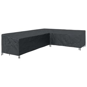 vidaXL B&uacute;tor takar&oacute; 355 x 275 x 80 cm 420D Oxford Sz&ouml;vet L-alak Fekete