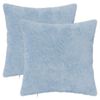 vidaXL P&aacute;rna huzat 2 db HEERLEN Vil&aacute;gosk&eacute;k 35 x 35 cm Műny&uacute;l Szőr