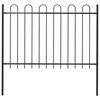 vidaXL fekete BOXTEL ac&eacute;lker&iacute;t&eacute;s karim&aacute;s tetejű 181 x 120 cm