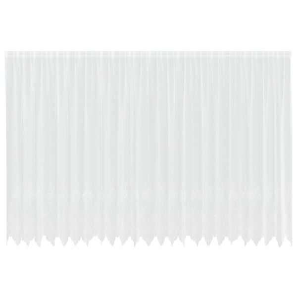 vidaXL Csipk&eacute;s F&uuml;gg&ouml;ny f&uuml;gg&ouml;ny&ouml;kkel Feh&eacute;r 240 x 600 cm Poli&eacute;szter