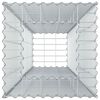 vidaXL Gabion emelt &aacute;gy Ez&uuml;st 50 x 50 x 150 cm Horganyzott ac&eacute;l