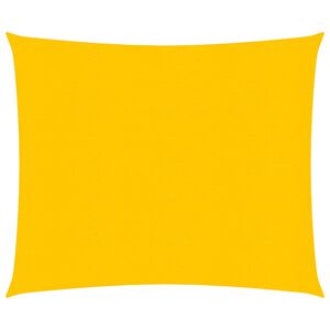 vidaXL s&aacute;rga n&eacute;gyzet alak&uacute; HDPE napvitorla 160 g/m&sup2; 5x5 m