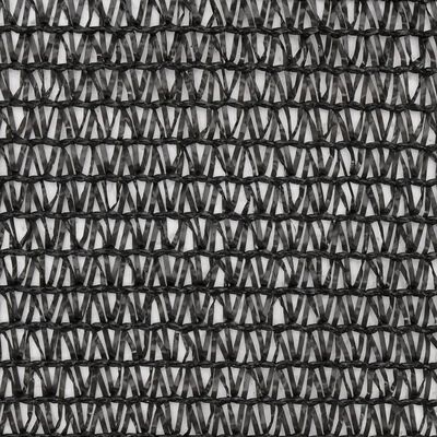 vidaXL belátásgátló háló, HDPE, 2 x 10 m, fekete