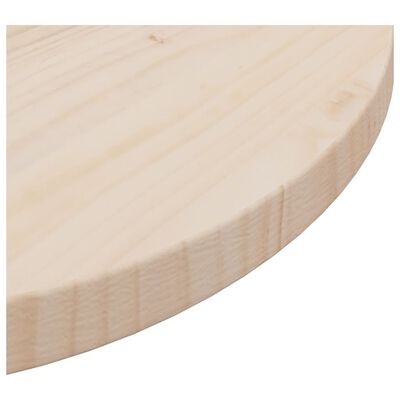 vidaXL tömör fenyőfa asztallap Ø50 x 2,5 cm