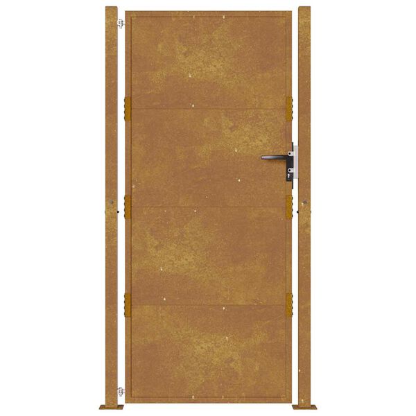vidaXL Corten ac&eacute;l kerti kapu 100x200 cm