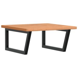 vidaXL ac&eacute;l &eacute;s t&ouml;m&ouml;r b&uuml;kkfa falra szerelhető mosd&oacute;polc