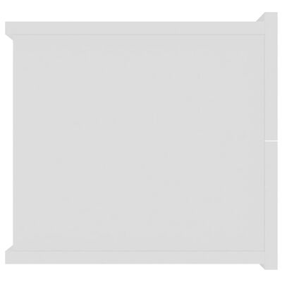 vidaXL 2 db fehér forgácslap éjjeliszekrény 40 x 30 x 30 cm