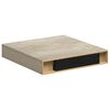 vidaXL 4 db t&ouml;lgysz&iacute;nű MDF lebegő fali polc 23 x 23,5 x 3,8 cm