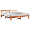 vidaXL &Aacute;gykeret fejt&aacute;ml&aacute;val Faggy&uacute; barna 200 x 200 cm T&ouml;m&ouml;r fenyőfa