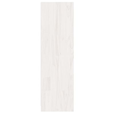 vidaXL fehér tömör fenyőfa könyvszekrény/térelválasztó 36x33x110 cm