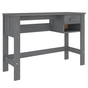 vidaXL HAMAR s&ouml;t&eacute;tsz&uuml;rke t&ouml;m&ouml;r fenyőfa &iacute;r&oacute;asztal 110 x 40 x 75 cm