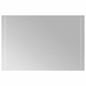 vidaXL LED F&uuml;rdőszoba T&uuml;k&ouml;r &Aacute;tl&aacute;tsz&oacute; 90 x 60 cm edzett &uuml;veg