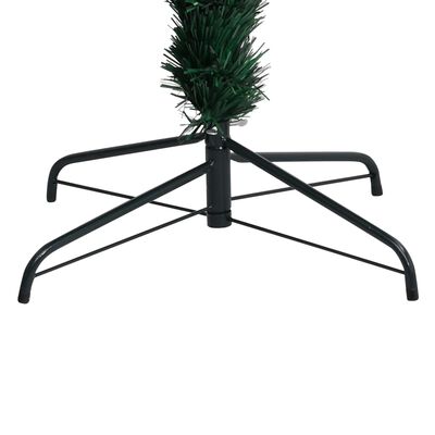 vidaXL zöld száloptikás műkarácsonyfa állvánnyal 120 cm