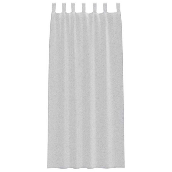 vidaXL Voile Függöny 2 pcs Világosszürke 245 x 140 cm Poliészter