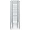 vidaXL Gabion emelt &aacute;gy Ez&uuml;st 90 x 50 x 150 cm Horganyzott ac&eacute;l